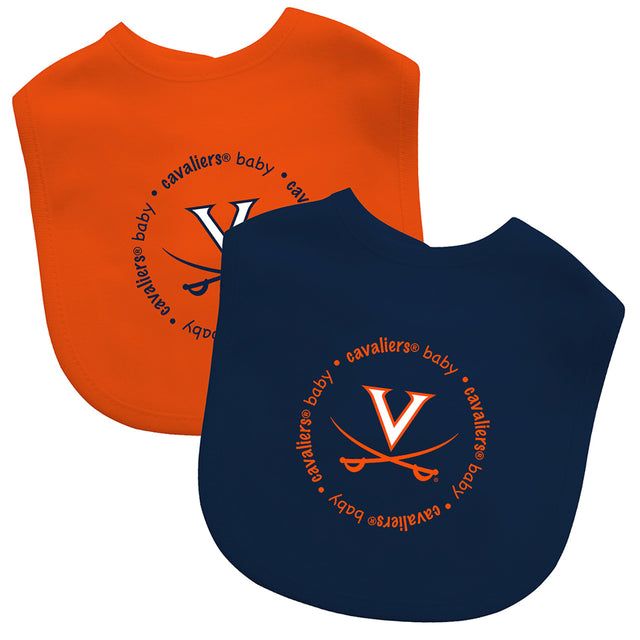 Virginia Cavaliers 婴儿围兜 2 件装