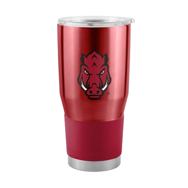 Vaso de viaje Arkansas Razorbacks de acero inoxidable de 30 oz