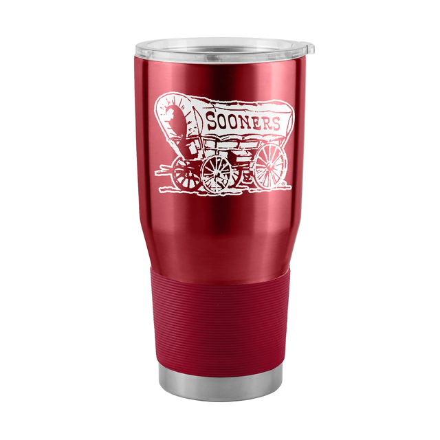 Vaso de viaje de acero inoxidable de 30 oz de Oklahoma Sooners