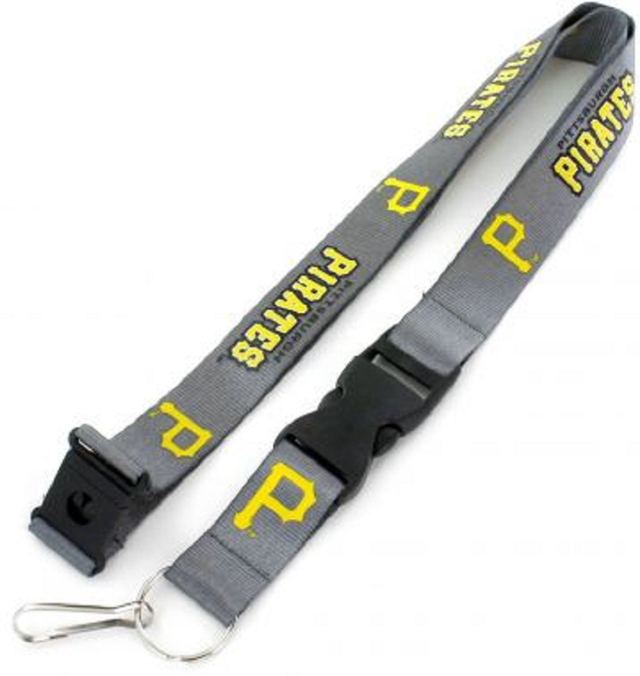 Pittsburgh Pirates Lanyard Charcoal