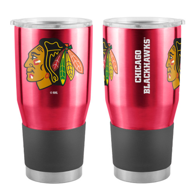 Vaso de viaje de acero inoxidable de 30 oz de los Chicago Blackhawks