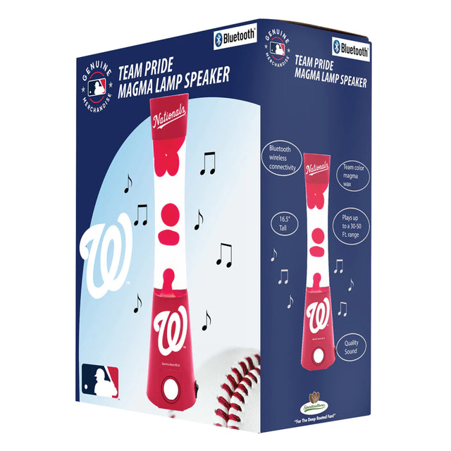 Lámpara de magma de Washington Nationals: altavoz con Bluetooth