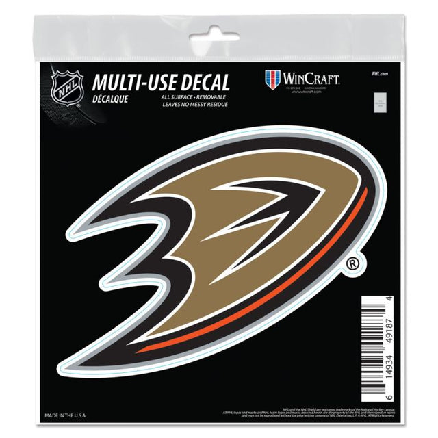 Anaheim Ducks All Surface Decal 6" x 6"