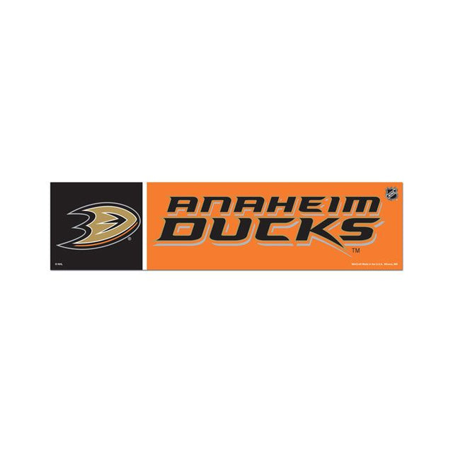 Anaheim Ducks Bumper Strip 3" x 12"