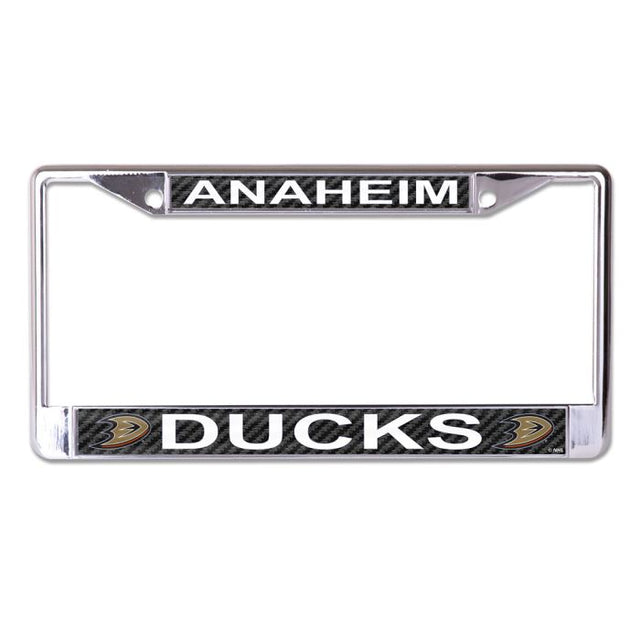 Anaheim Ducks CARBON Lic Plt Frame S/L Printed