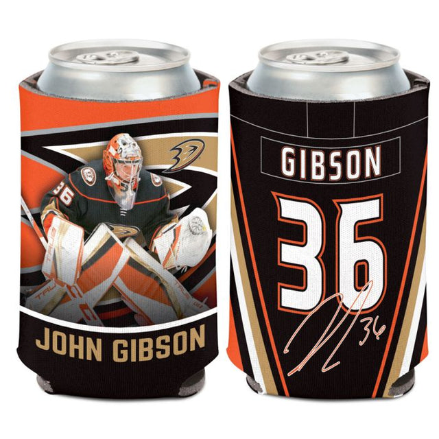 Enfriador de latas de 12 onzas de los Anaheim Ducks de John Gibson