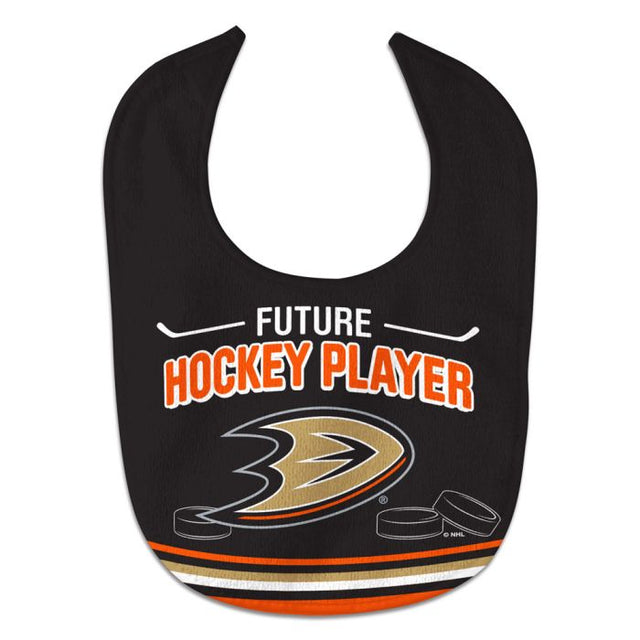 Babero para bebé All Pro Future Hockey Player de los Anaheim Ducks