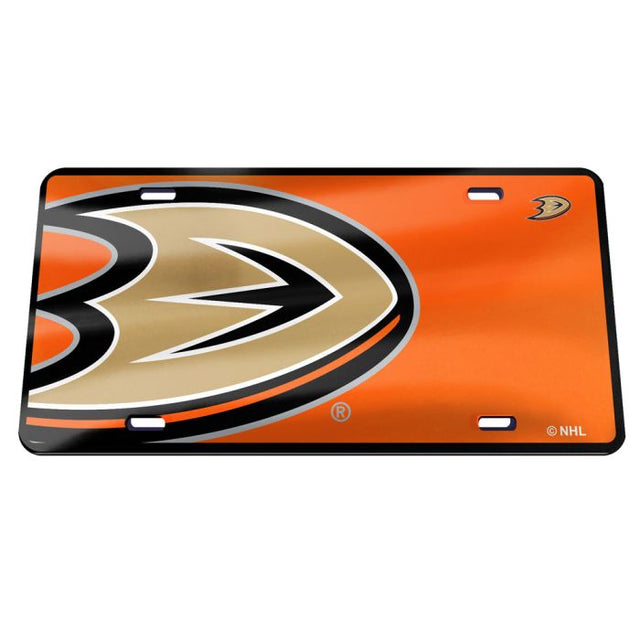 Placa de matrícula especial de acrílico MEGA de Anaheim Ducks