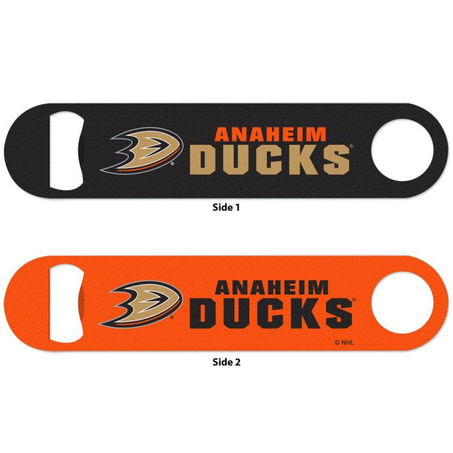 Abridor de botellas de metal de dos lados de los Anaheim Ducks