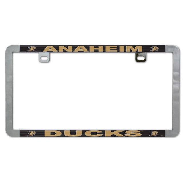 Marco delgado para placa de matrícula de metal de los Anaheim Ducks