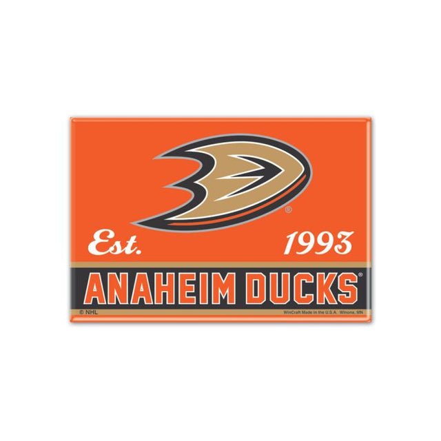 Anaheim Ducks Metal Magnet 2.5" x 3.5"