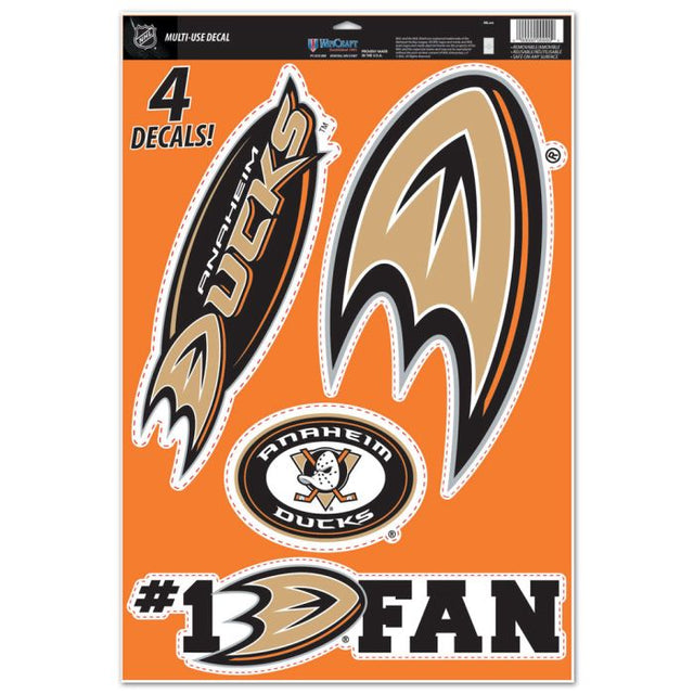 Calcomanía multiusos de los Anaheim Ducks, 11" x 17"