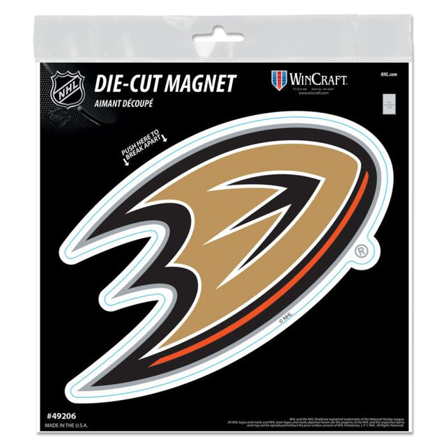 Imanes para exteriores de los Anaheim Ducks, 6" x 6"