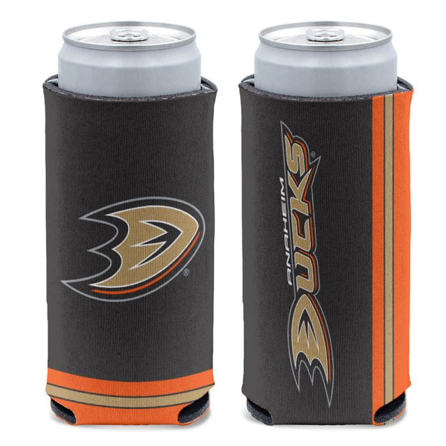 Anaheim Ducks PRIMARY 12 oz Slim Can Cooler