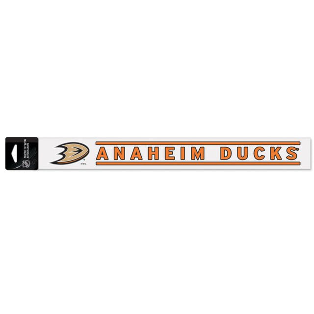 Calcomanías de Anaheim Ducks de corte perfecto de 2" x 17"