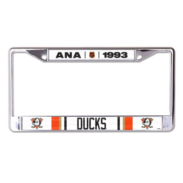 Anaheim Ducks Special Edition Lic Plt Frame S/L Printed