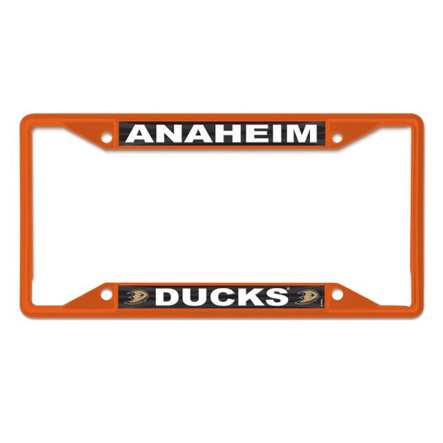 Anaheim Ducks - Marco de licencia naranja Plt S/C