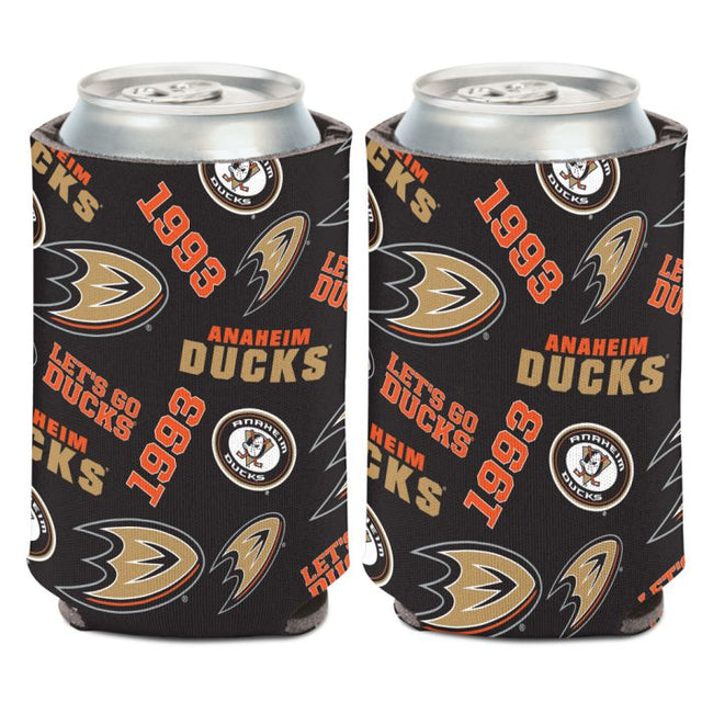 Enfriador de lata con diseño de Anaheim Ducks, 12 oz.