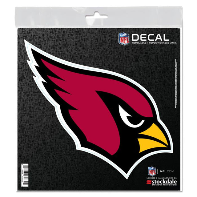 Calcomanía para todas las superficies de los Arizona Cardinals, 6" x 6"