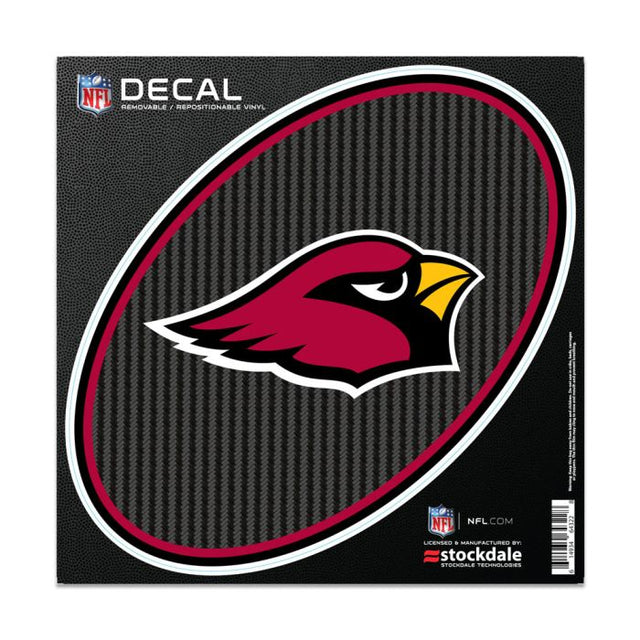 Calcomanía para todas las superficies de los Arizona Cardinals CARBON de 6" x 6"