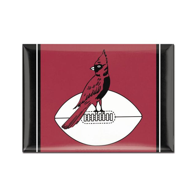 Imán de metal con el logotipo clásico de los Cardenales de Arizona, 2,5" x 3,5"