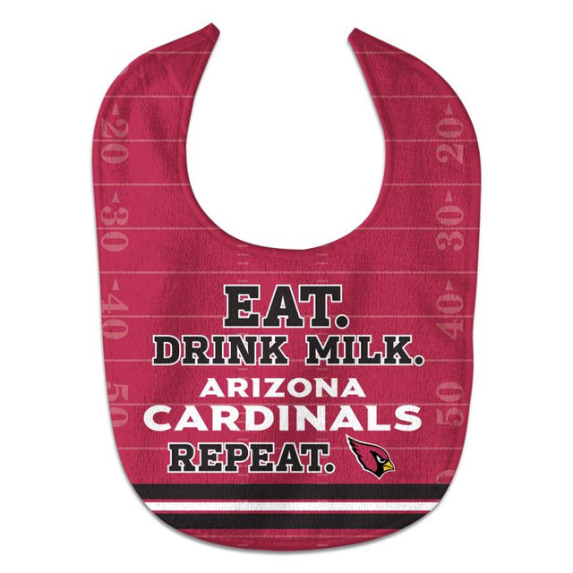 Arizona Cardinals Eat Drink Milk All Pro Baby Bib