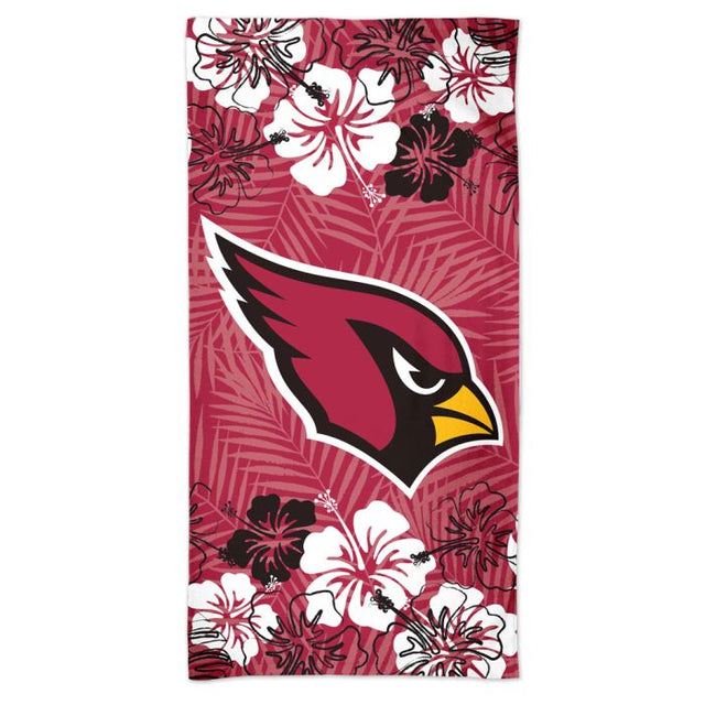 Toalla de playa Spectra FLORAL de los Arizona Cardinals de 30" x 60"