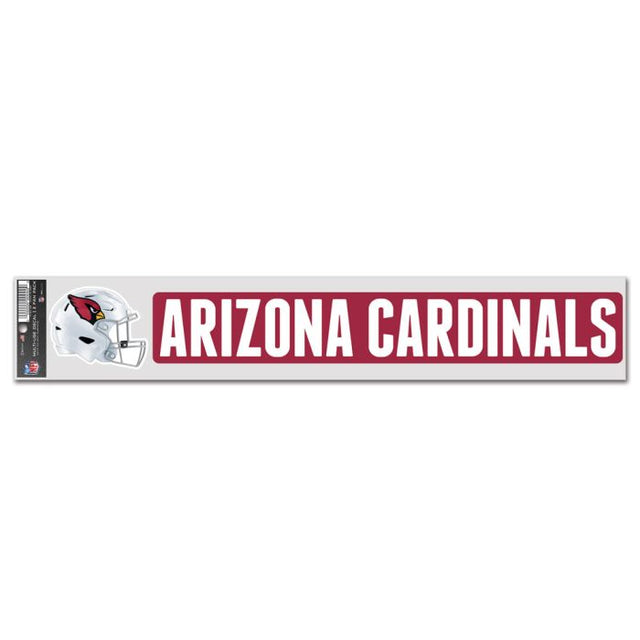 Calcomanías para fanáticos de los Arizona Cardinals de 3" x 17"