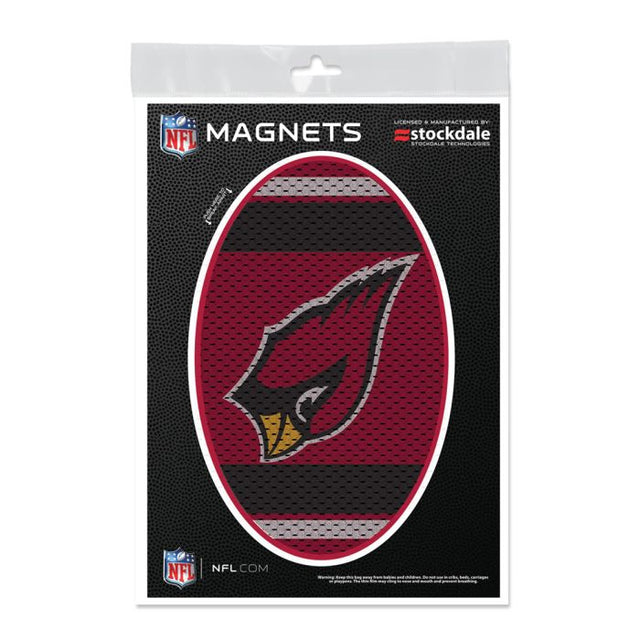 Imanes para exteriores con la camiseta de los Arizona Cardinals, 5" x 7"