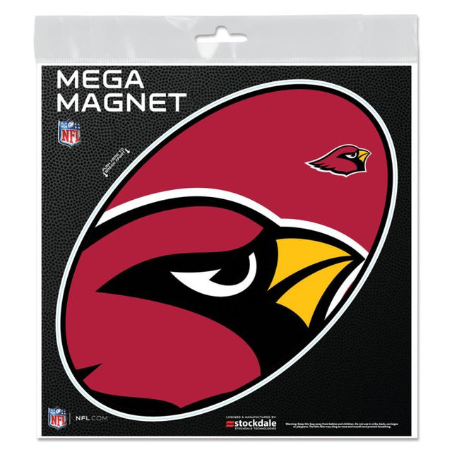 Imanes para exteriores MEGA de los Arizona Cardinals, 6" x 6"