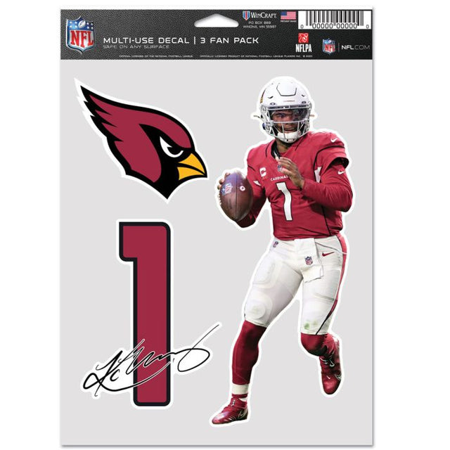 Paquete multiusos para 3 fanáticos de los Arizona Cardinals, Kyler Murray