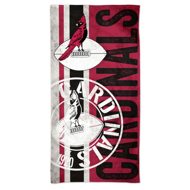 Toalla de playa Spectra RETRO de los Arizona Cardinals de 30" x 60"