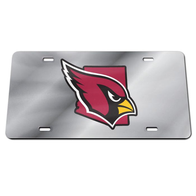 Matrícula especial de acrílico de Arizona Cardinals STATE