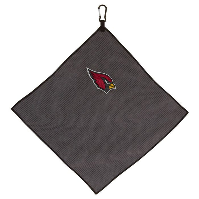 Toalla de microfibra gris de los Arizona Cardinals, 15 x 15 pulgadas