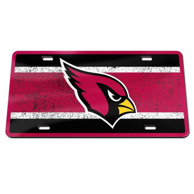 Arizona Cardinals VINTAGE Specialty Acrylic License Plate