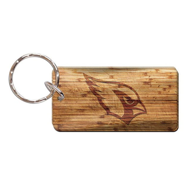 Arizona Cardinals WOOD Keychain Rectangle