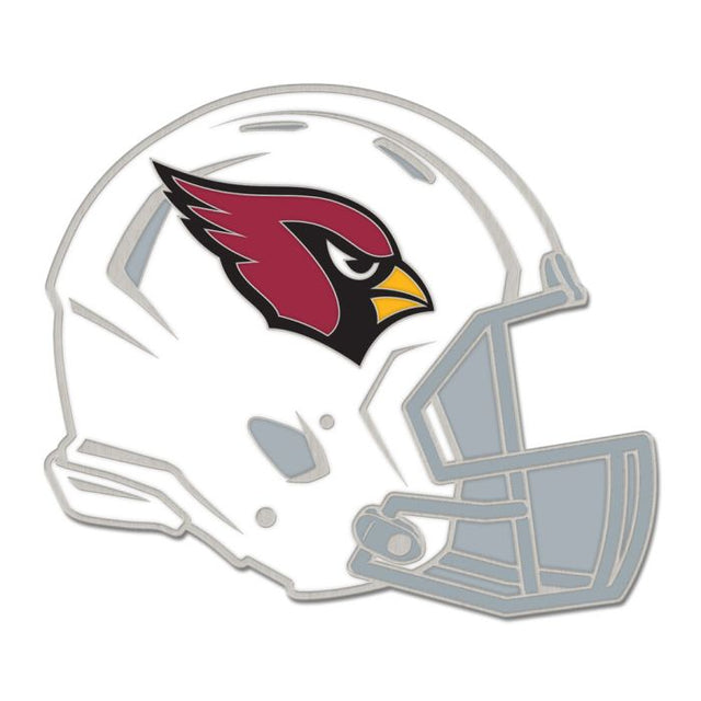 Tarjeta de joyería con pin esmaltado para coleccionistas con el casco de los Arizona Cardinals