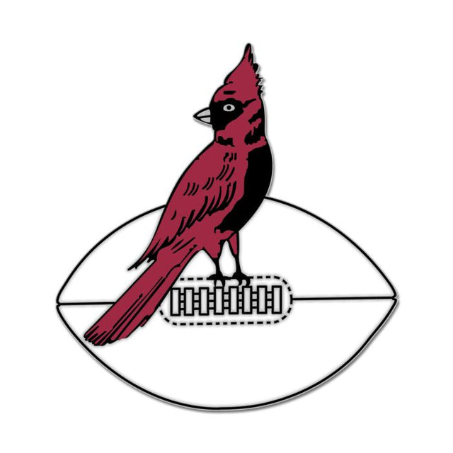 Tarjeta de joyería con pin esmaltado coleccionable retro de los Arizona Cardinals