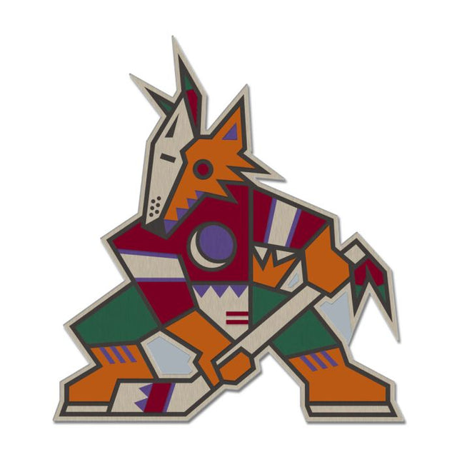 Arizona Coyotes Collector Enamel Pin Jewelry Card