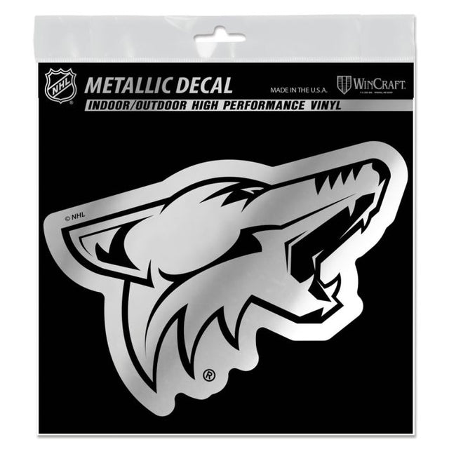 Arizona Coyotes Decal Metallic 6" x 6"