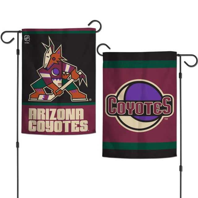 Banderas de jardín de los Arizona Coyotes, de 2 lados, 12,5" x 18"