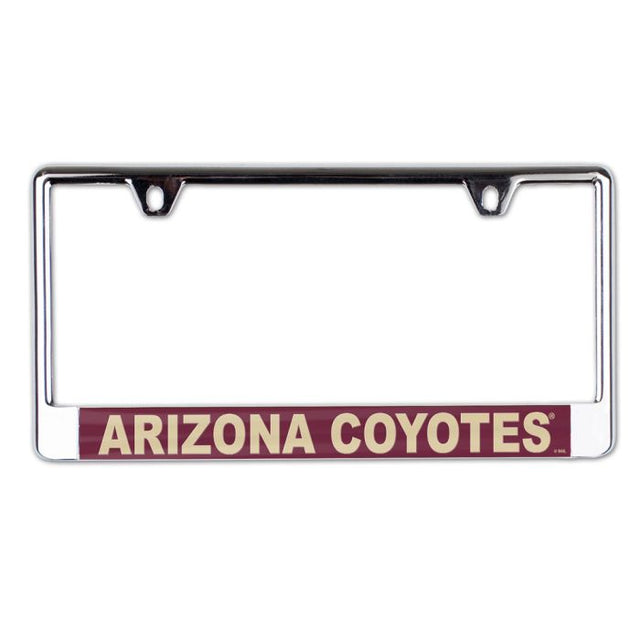 Arizona Coyotes Lic Plate Frame B/O Printed