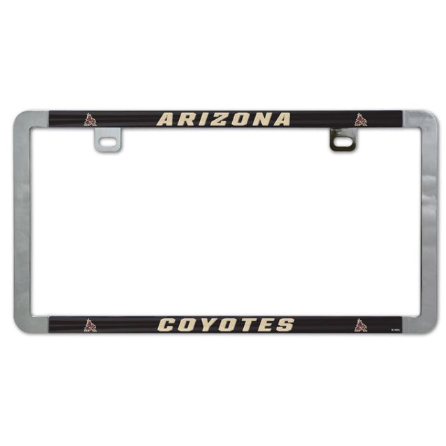 Arizona Coyotes Metal Lic. Plate Frame Slim