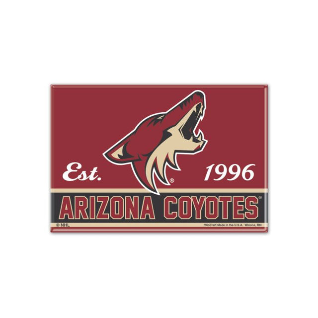 Arizona Coyotes Metal Magnet 2.5" x 3.5"