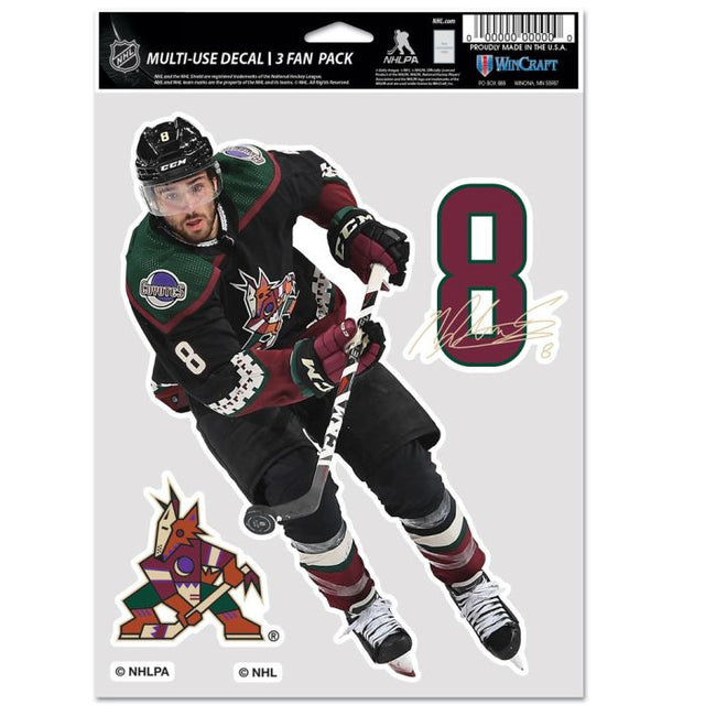 Arizona Coyotes Multi Use 3 Fan Pack Nick Schmaltz