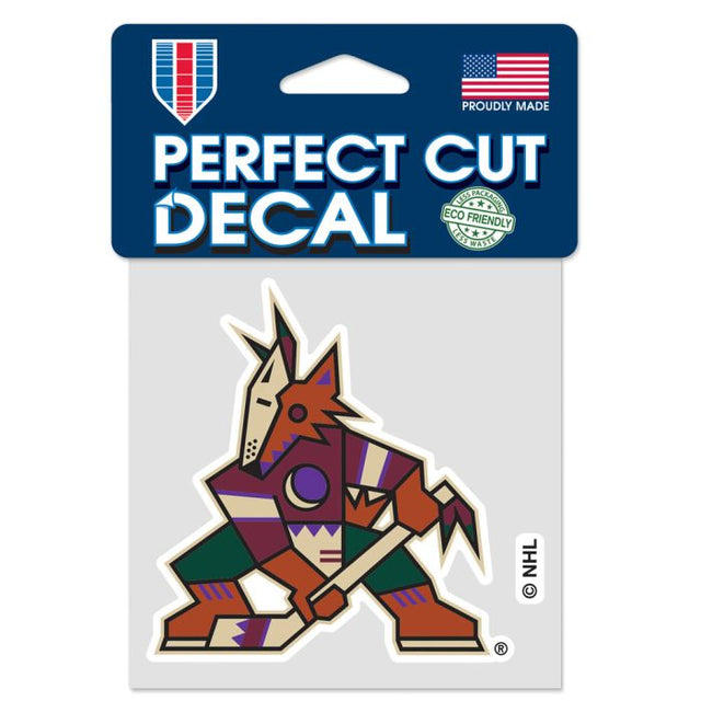 Arizona Coyotes Perfect Cut Color Decal 4" x 4"