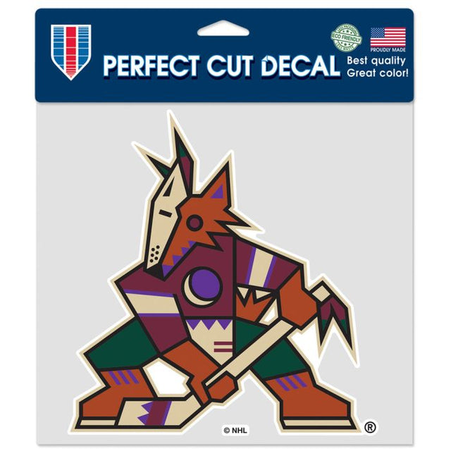 Arizona Coyotes Perfect Cut Color Decal 8" x 8"