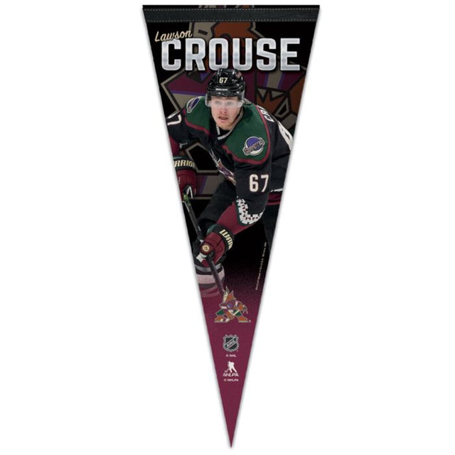 Arizona Coyotes Premium Pennant 12" x 30" Lawson Crouse