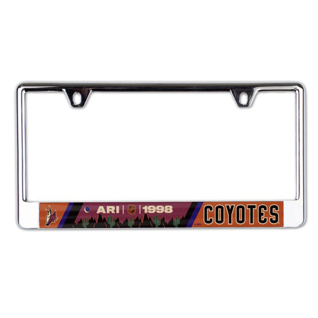 Arizona Coyotes Special Edition Lic Plate Frame B/O Printed