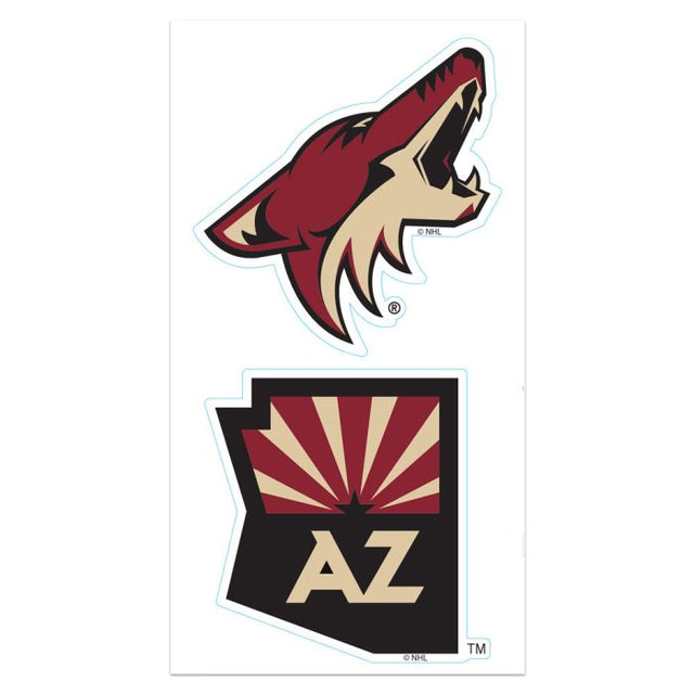 Arizona Coyotes Window Decals 4" x 7"